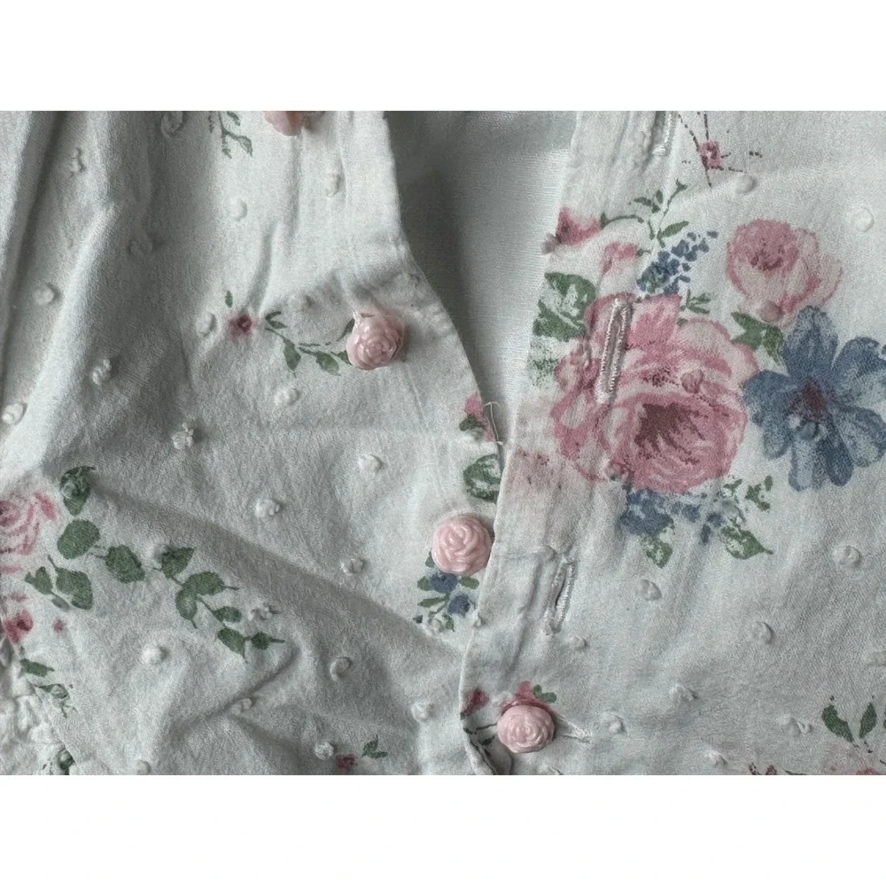 Catherine Malandrino Toddler Girls Floral Swiss Dot Dress and Bloomers Set 24M